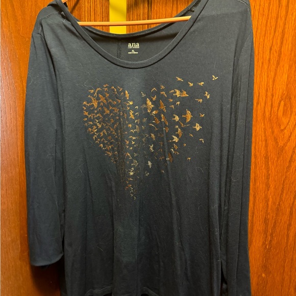 - Ana blue knit top size XL EUC - Picture 1 of 2